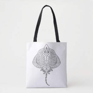 Inspiriertes Stingray-Totem 2 Tasche