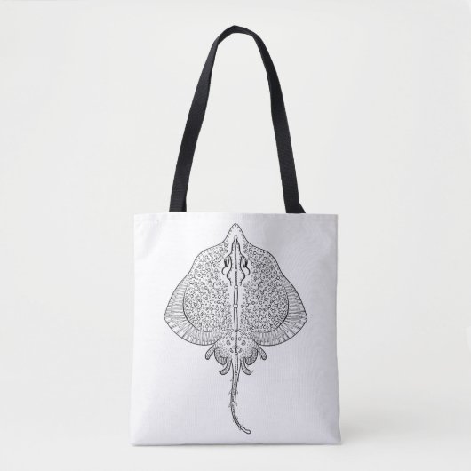 Inspiriertes Stingray-Totem 2 Tasche (Vorderseite)