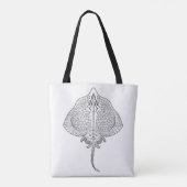 Inspiriertes Stingray-Totem 2 Tasche (Rückseite)