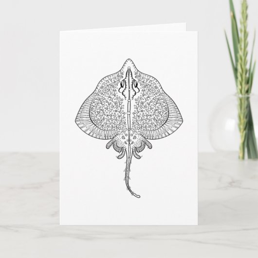 Inspiriertes Stingray-Totem Karte (Vorderseite)