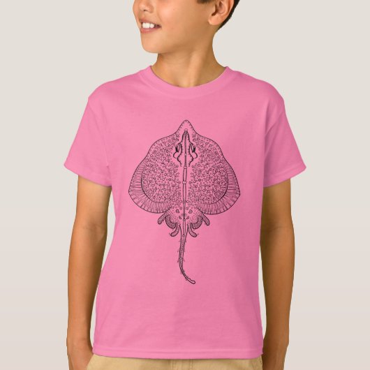 Inspiriertes Stingray-Totem T-Shirt (Vorderseite)