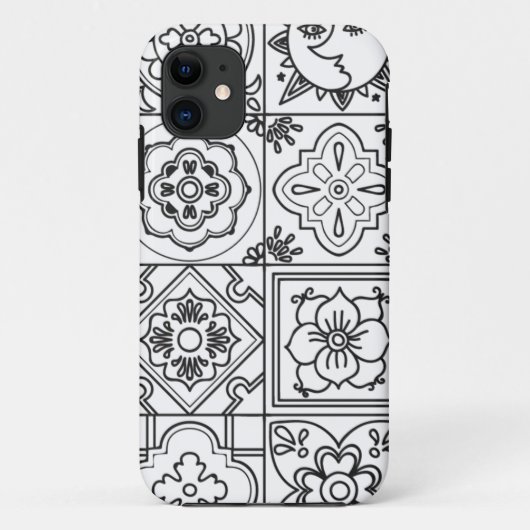 Inspiriertes Talavera-Muster Case-Mate iPhone Hülle (Rückseite)