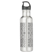 Inspiriertes Talavera-Muster Trinkflasche (Rückseite)