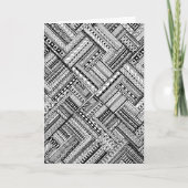 Inspiriertes Tribal Art Muster Karte (Vorderseite)
