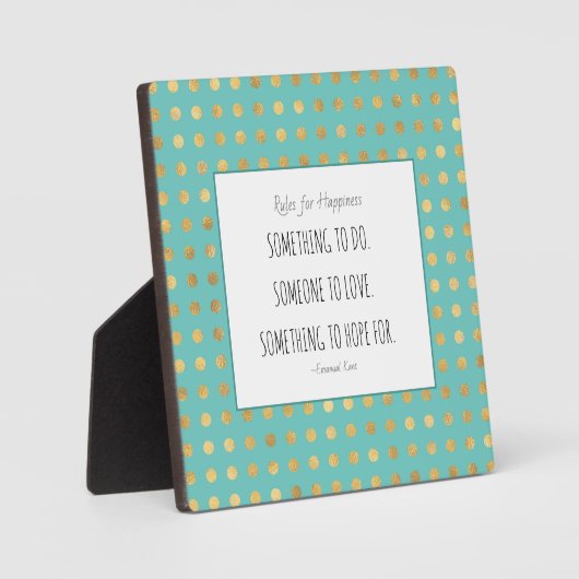 Inspiriertes türkisfarbenes Tablett Fotoplatte (Vorderseite)