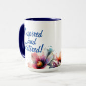 Inspiriertes und wiederverschenktes Geschenk Tasse (Vorderseite Links)