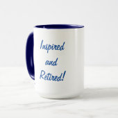 Inspiriertes und wiederverschenktes Geschenk Tasse (Vorderseite Links)