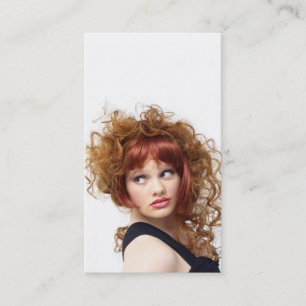 Inspiriertes Updo Visitenkarte