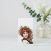 Inspiriertes Updo Visitenkarte (Stehend Vorderseite)
