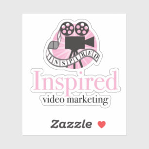 Inspiriertes Video Marketing Vinyl Sticker