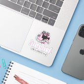 Inspiriertes Video Marketing Vinyl Sticker (Laptop mit iPhone)