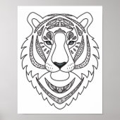 Inspiriertes Weißtiger 2 Poster (Vorne)