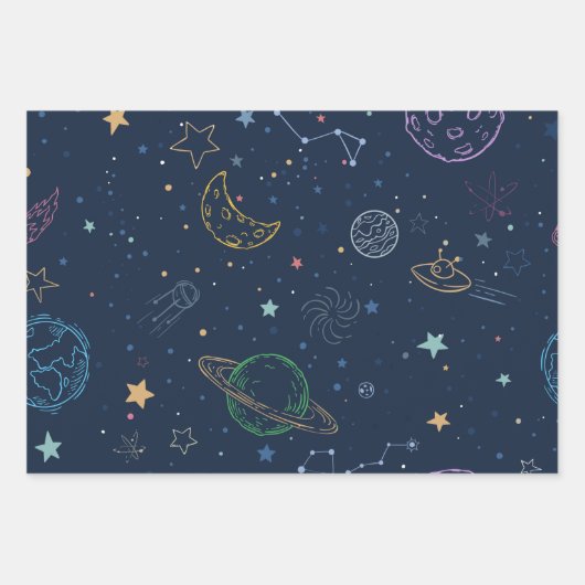 Inspiriertes Wrapping Paper Geschenkpapier Set (Vorderseite 2)