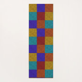 Inspiriertes, zweiseitiges Patchwork Yogamatte (Rückseite)