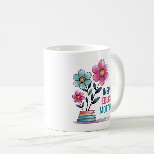 Inspiriertest fördern Tasse | Teacher Coffee Cup (VorderseiteRechts)