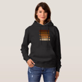 Inspiring Black Leaders Power Fist Hand Black Hist Hoodie (Vorne ganz)