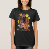 Inspiring Black Leaders Power Fist Hand Black Hist T-Shirt (Vorderseite)