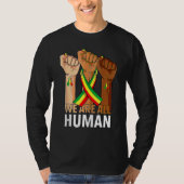 Inspiring Black Leaders Power Fist Hand Black Hist T-Shirt (Vorderseite)