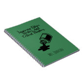 Inspiring Future Writers Critical Thinkers Teacher Notizblock (Rechte Seite)