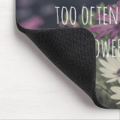 Inspiring Jeremy Bentham Quote Mousepad (Ecke)