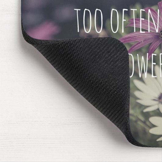 Inspiring Jeremy Bentham Quote Mousepad (Ecke)