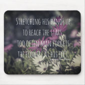 Inspiring Jeremy Bentham Quote Mousepad (Vorne)
