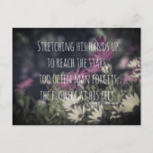 Inspiring Jeremy Bentham Quote Postkarte (Vorderseite)