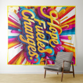 "Inspiring Resilience" Wandteppich (Beispiel (Horizontal))