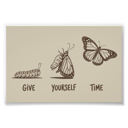 Inspiring Saying Gift Motivational Mental Health  Fotodruck (Vorne)