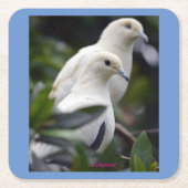 Inspiring Square Paper Coaster Rechteckiger Pappuntersetzer (Vorderseite)