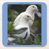 Inspiring Square Paper Coaster Rechteckiger Pappuntersetzer (Vorderseite)