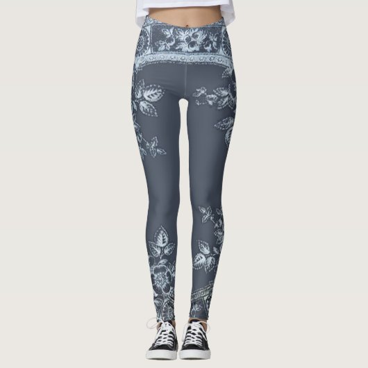 Inspirit Blau Leggings (Vorderseite)