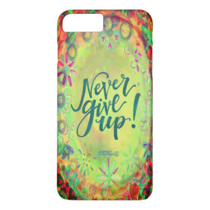 Inspiritivität "Gib nie auf" Case-Mate iPhone Hülle