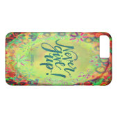 Inspiritivität "Gib nie auf" Case-Mate iPhone Hülle (Rückseite (Horizontal))