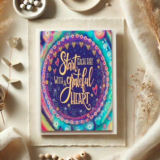 Inspirivity Card "Grateful Heart" Karte
