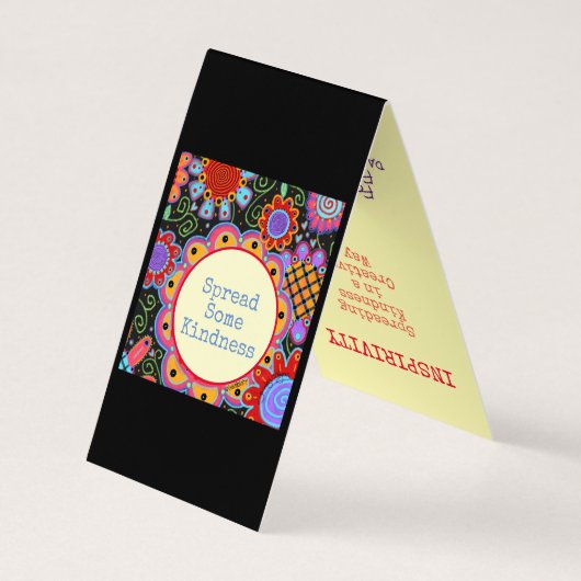 "Inspirivity Kindness Card" Visitenkarten (Rückseite)