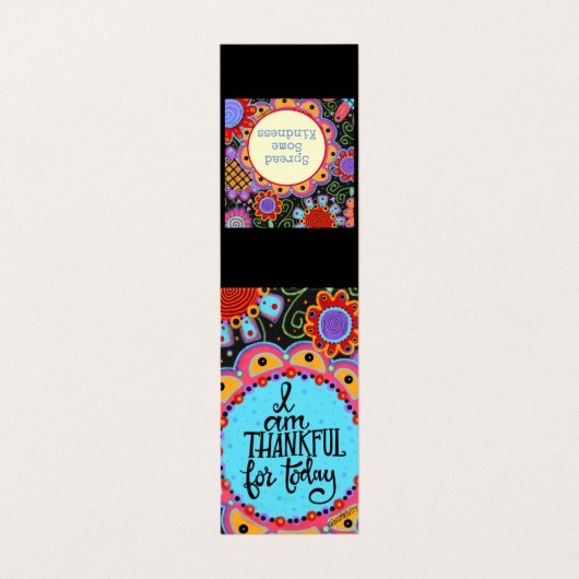 "Inspirivity Kindness Card" Visitenkarten (Außenseite Aufgefaltet)