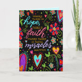 Inspirivity "Miracles Happen" Karte (Vorderseite)