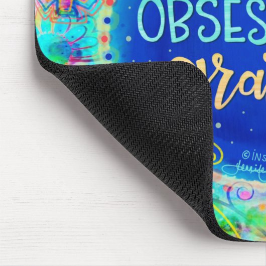 Inspirivity "Obsessive Graterful Mouse Pad" Mousepad (Ecke)