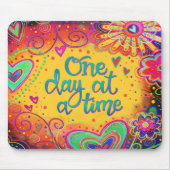 Inspirivity One Day an Time Quote Mouse Pad Mousepad (Vorne)