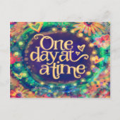 Inspirivity "One Day at a Time" Postkarte (Vorderseite)