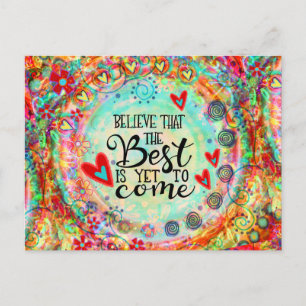 Inspirivity Postcard "Best is yet Come" Postkarte