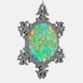 Inspirivity von "Belive" Schneeflocken Zinn-Ornament (Links)