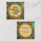 Inspirivity "Your Jones's Reason to Lmile" Quadratische Visitenkarte (Vorne/Hinten)