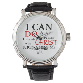 Inspring PHILIPPIANS 4:13 Armbanduhr