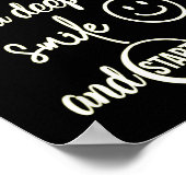 Insrational Everyday Is A New Beginning Sarcasm Te Poster (Ecke)