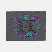 Insrational Scripture Verse God Faith Hd0 Christia Fleecedecke (Vorderseite (Horizontal))