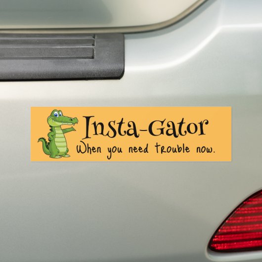 Insta-Gator Autoaufkleber (Auf Auto)