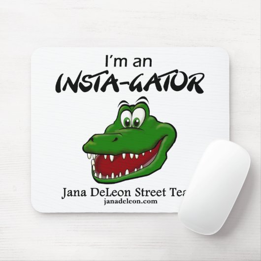 Insta-Gator-Maus-Pad Mousepad (Mit Mouse)