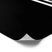 Insta-yam Funny Social Media Veggie Pun Dark BG Poster (Ecke)